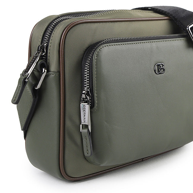 Edric Messenger Bag In Olive