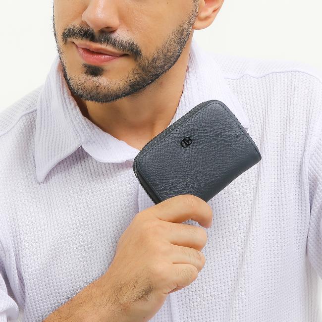 Travis Cardholder-Rfid In Navy
