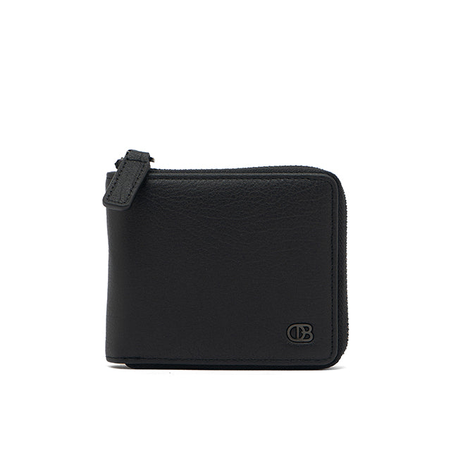 Howard Short Zip Wl Flip-Rfid In Black