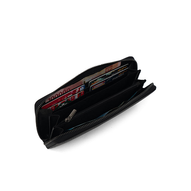 Julian Long Zip Wl-Rfid In Black
