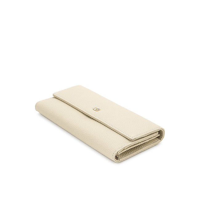 Alyssa Long Wallet-L In Cream