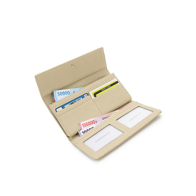 Alyssa Long Wallet-L In Cream