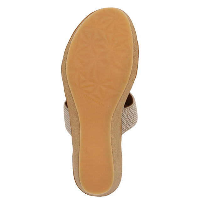 Obermain Sepatu Wedges Wanita Jasmin Mabley - Slip On In White