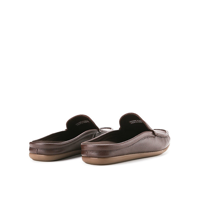 Gelen Harris Mules in Tumbled Leather