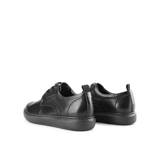 Suton Jones Lace Up in Waxed Cow Leather