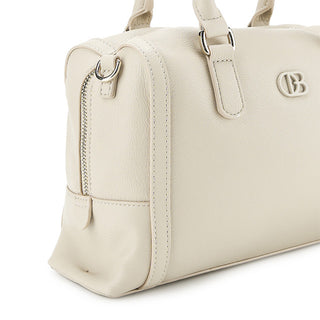 Ava Top Handle Bag In Beige