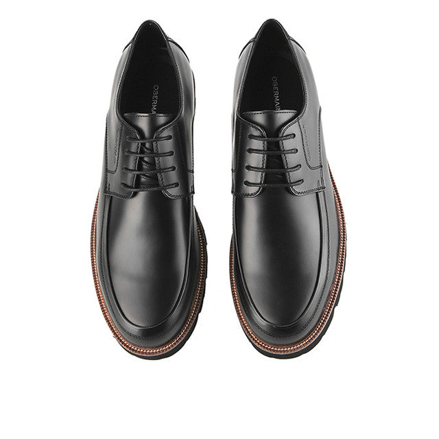 Billy Dasan Lace Up in Boxed leather