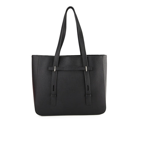 Nettie Tote W/ Pouch In Black/Fuchsia