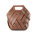 Bretta Top Handle Bag In Brown