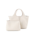 Nuna Top Handle Bag In Cream