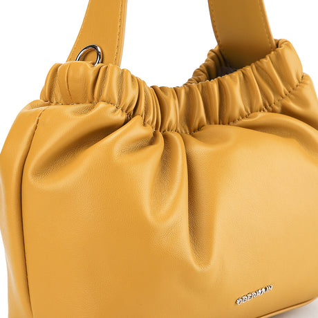 Zoe Top Handle Bag (M) In Mustard