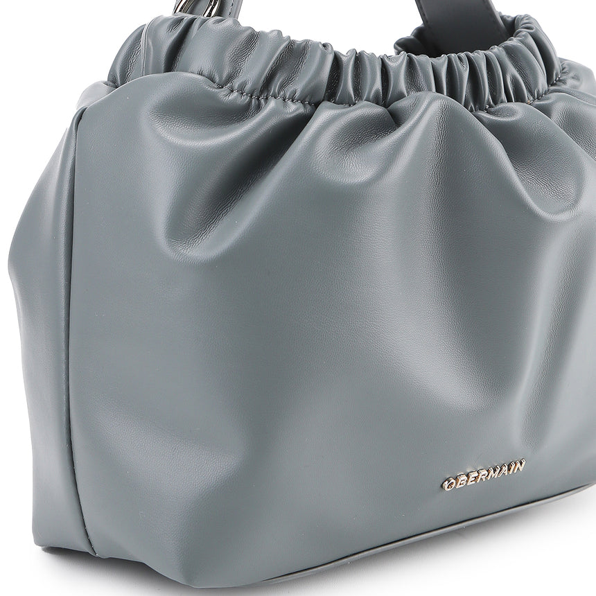 Zoe Top Handle Bag (L) In Blue