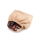 Zoe Top Handle Bag (L) In Tan