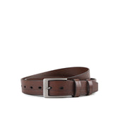 Grey Casual Belt In Dark Brown