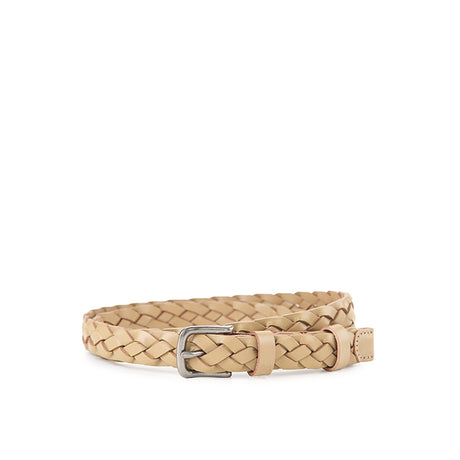 Ivory Braided Belt