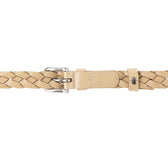 Ivory Braided Belt