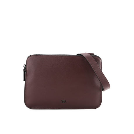 Jiro Crossbody Bag-L In Maroon