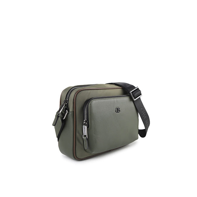 Edric Messenger Bag In Olive