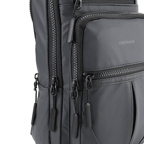 Tyce 6 Chest Bag In Grey