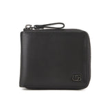 Naj Short Zip Wallet-Rfid In Black