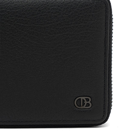 Howard Short Zip Wl Flip-Rfid In Black