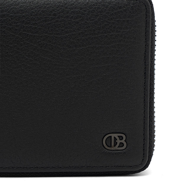 Howard Short Zip Wl Flip-Rfid In Black