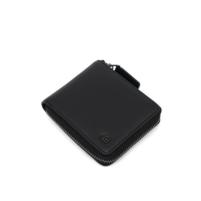 Howard Short Zip Wl Flip-Rfid In Black