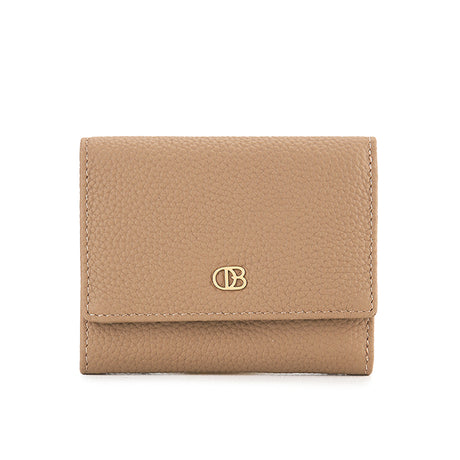 Abby Tri-Fold Wallet-L In Khaki