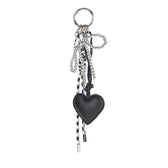 Gaely Love Ribbon Charm In Black