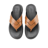 Ferdie Samual Toepost in Pull-Up Leather