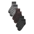 A-Ob Half Sock In Nv/Gy/Br