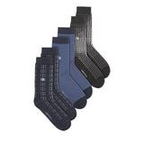 Ob Regular Sock In Blue / Black / Navy