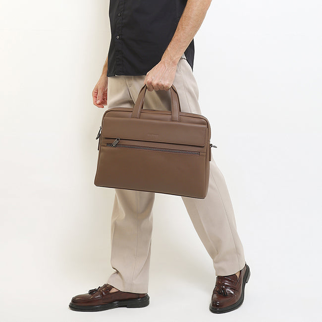 Dutch Document Bag-L In Brown
